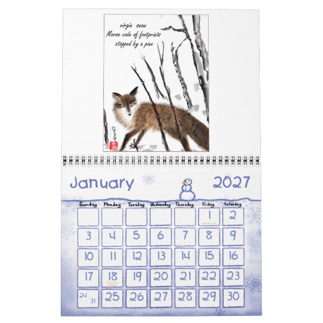 Calendario 2011 de Haiga (Jan 2027)