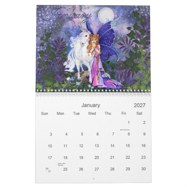 Calendario 2011 de la fantasía de Juana Schempp (Jan 2027)