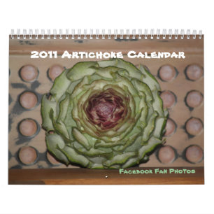 Calendario 2011 de la foto de la alcachofa
