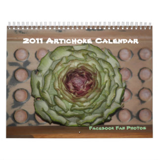 Calendario 2011 de la foto de la alcachofa