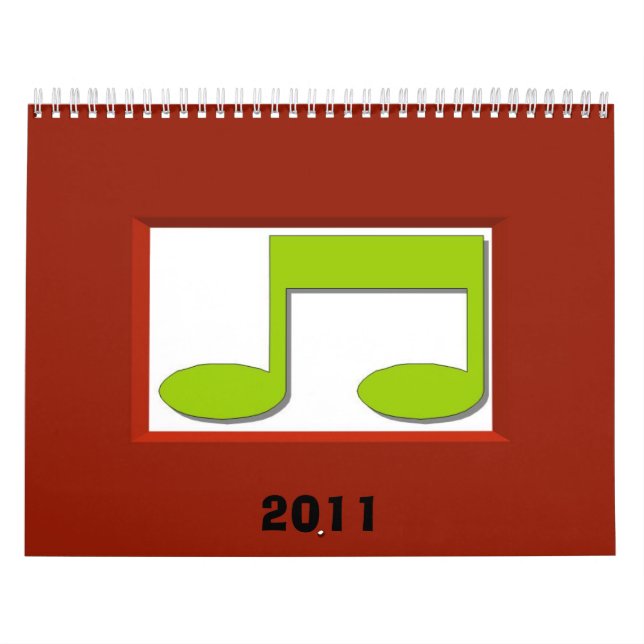 Calendario 2011 de la música (Tapa)