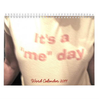 Calendario 2011 de la palabra