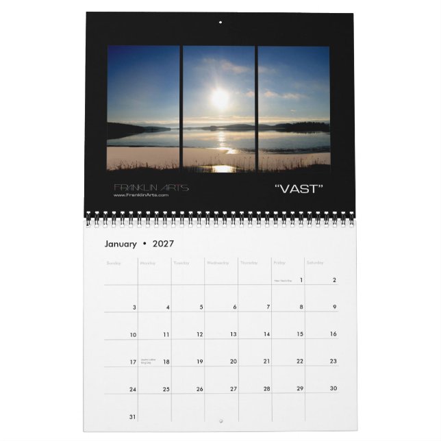 Calendario 2011 de las puestas del sol de (Jan 2027)