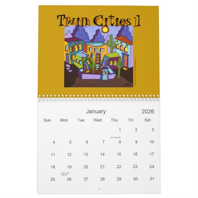 Calendario 2011 de Mulleneaux (Jan 2026)