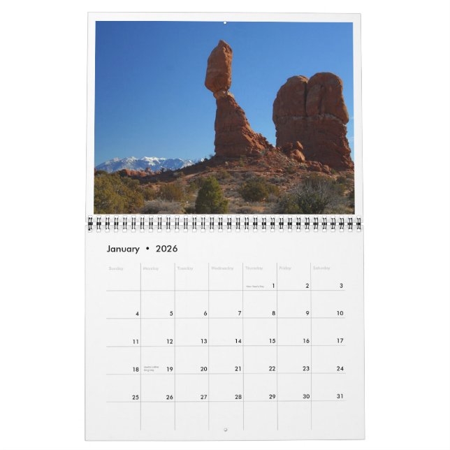CALENDARIO 2011 de Red Rock Country (Jan 2026)