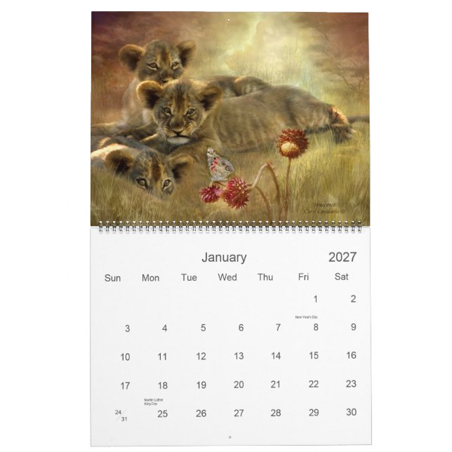 Calendario 2011 del arte de África (Jan 2027)