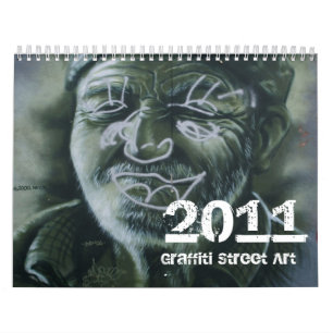 Calendario 2011 del arte de la calle de la pintada