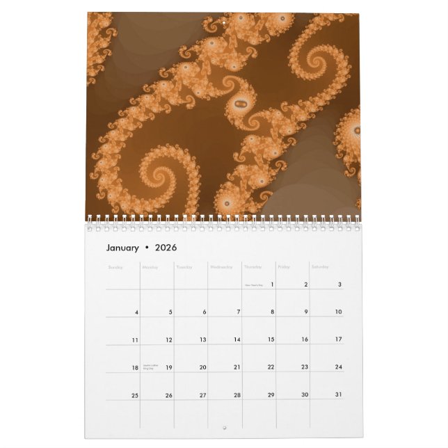 Calendario 2011 del fractal (Jan 2026)