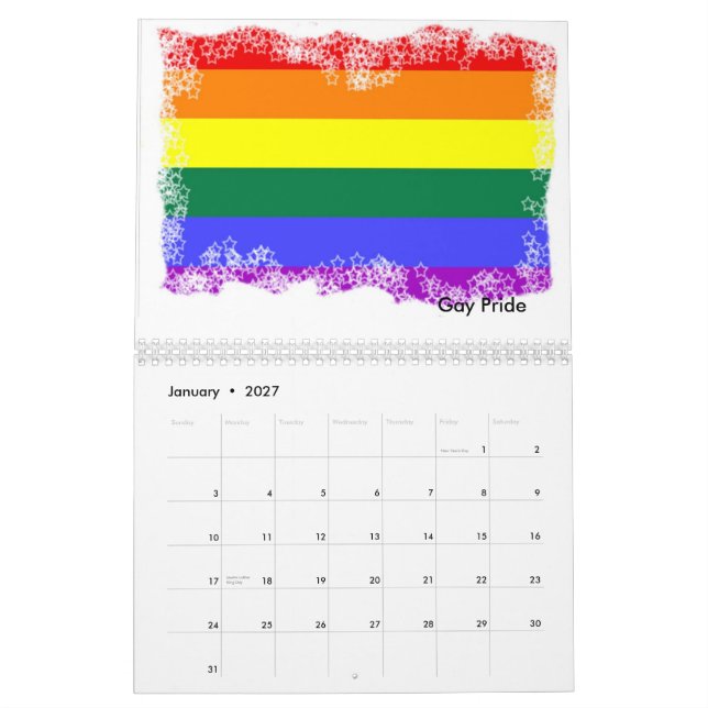Calendario 2011 del Multi-Orgullo (Jan 2027)