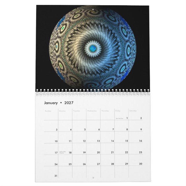 calendario 2011, esferas digitales… (Jan 2027)