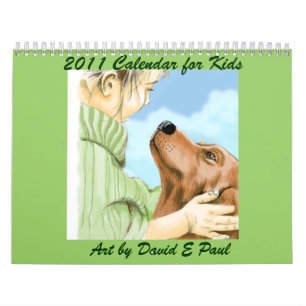 Calendario 2011 para los niños con arte de David