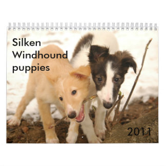 Calendario 2011 perritos de seda de Windhound
