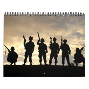 Calendario 2011 siluetas militares