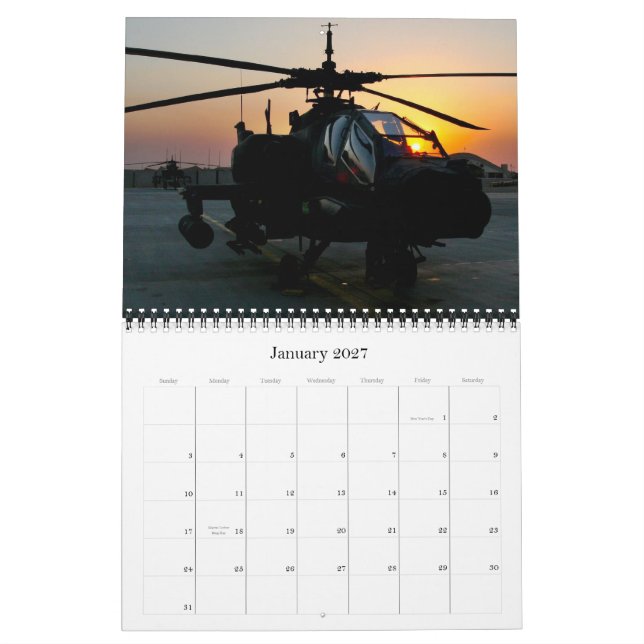 Calendario 2011 siluetas militares (Jan 2027)