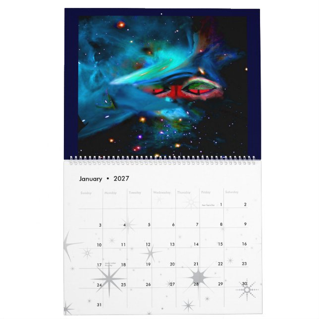 Calendario 2012 - Betelgeuse y Mintaka (Jan 2027)