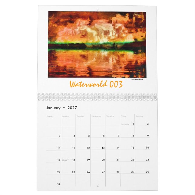 Calendario 2012 de Aleagraph (Jan 2027)