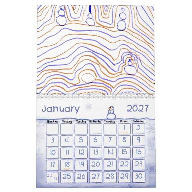 Calendario 2012 de Harry Bell (Jan 2027)