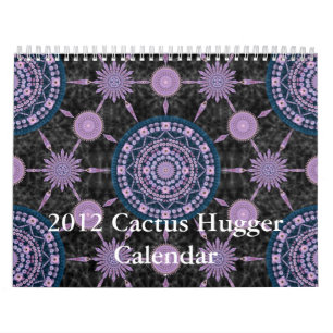 Calendario 2012 de Hugger del cactus