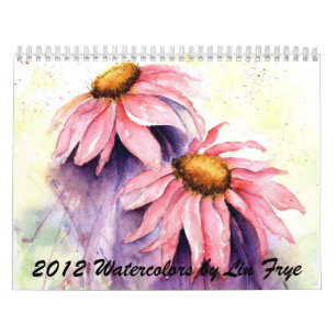 Calendario 2012 de la acuarela de Lin Frye