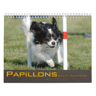 Calendario 2012 de la agilidad de Papillons
