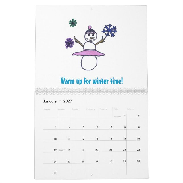 Calendario 2012 de la danza (Jan 2027)