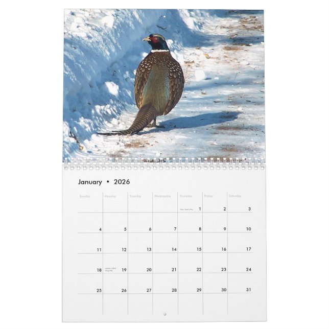 Calendario 2012 de la fauna (Jan 2026)