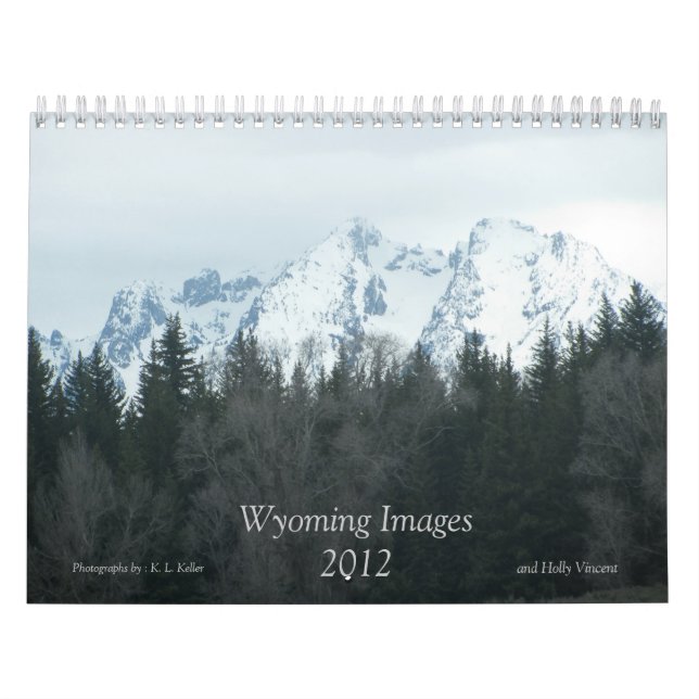 Calendario 2012 de las imágenes de Wyoming (Tapa)