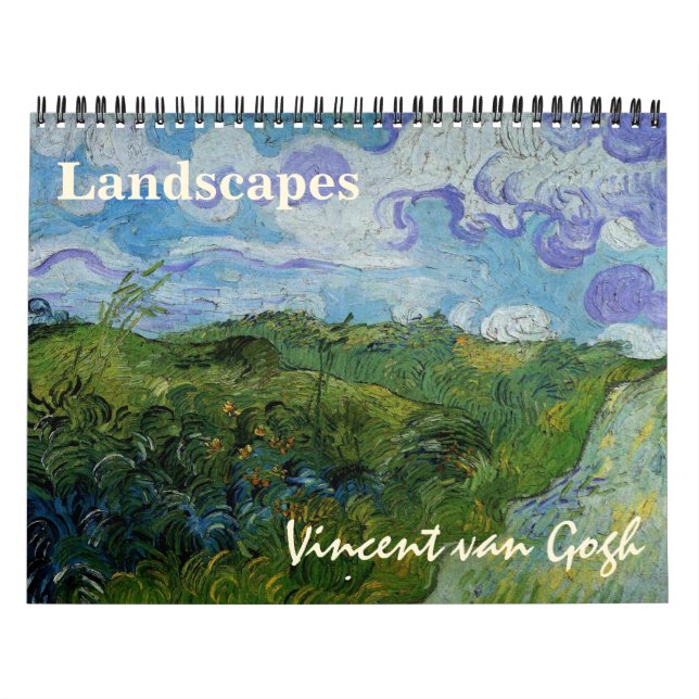 Calendario 2012 de paisajes de Vincent van Gogh (Tapa)