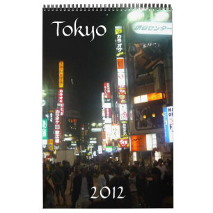 calendario 2012 de Tokio