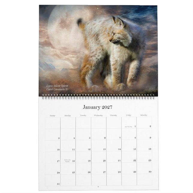 Calendario 2012 del arte de Cat Power (Jan 2027)