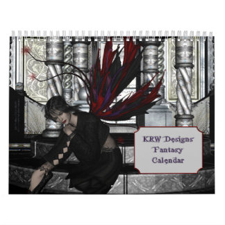 Calendario 2012 del arte de la fantasía del KRW