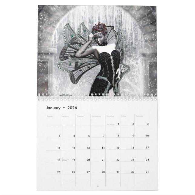 Calendario 2012 del arte de la fantasía del KRW (Jan 2026)