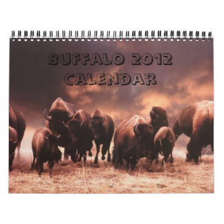 Calendario 2012 del búfalo