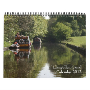 Calendario 2012 del canal de Llangollen