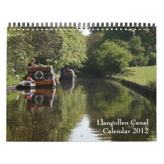 Calendario 2012 del canal de Llangollen