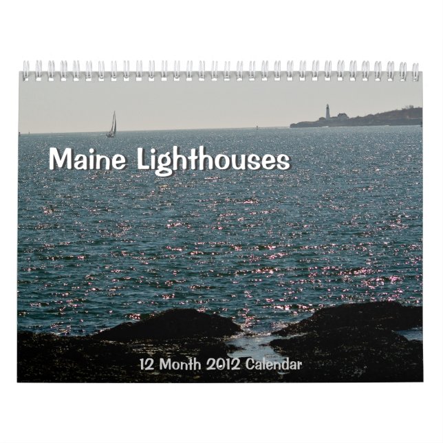 Calendario 2012 del faro de Maine (Tapa)