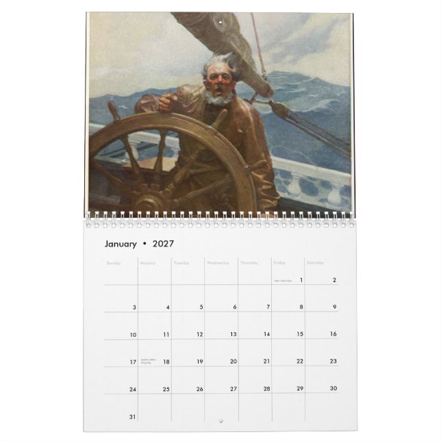 Calendario 2012 del gran arte (Jan 2027)