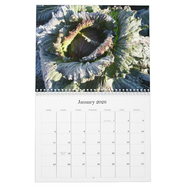 Calendario 2012 del jardín (Jan 2026)