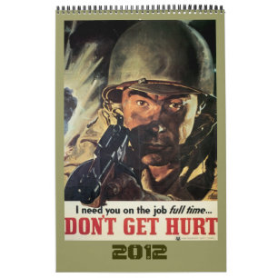 Calendario 2012 del poster de la guerra mundial
