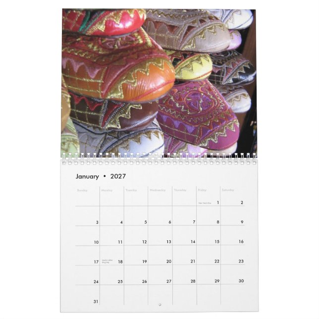 Calendario 2012 del viaje (Jan 2027)