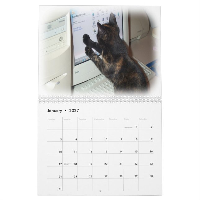 Calendario 2012 - Gatos (Jan 2027)