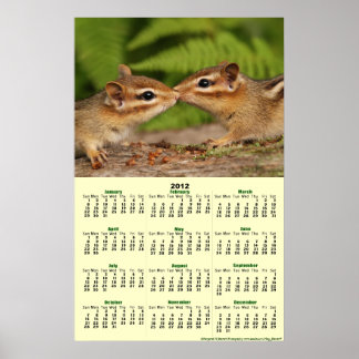 Calendario 2012 - Póster de calendario de crías de