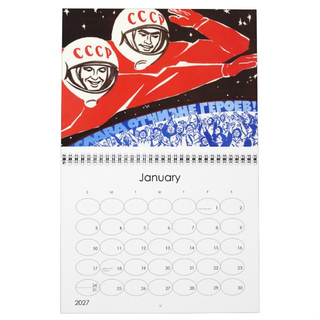 Calendario 2012 - Tema soviético (Jan 2027)