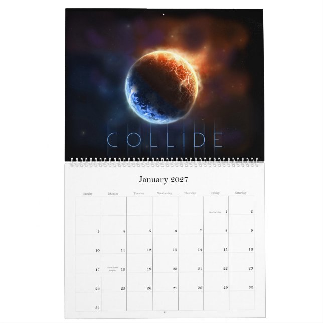 Calendario 2012: Tiempo, espacio y nuevos mundos (Jan 2027)