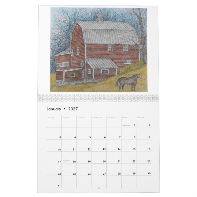 CALENDARIO 2013, arte de Nina (Jan 2027)