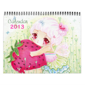 Calendario 2013 - Chicas hermosos del chibi del