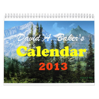 Calendario 2013 de David A. Baker Art
