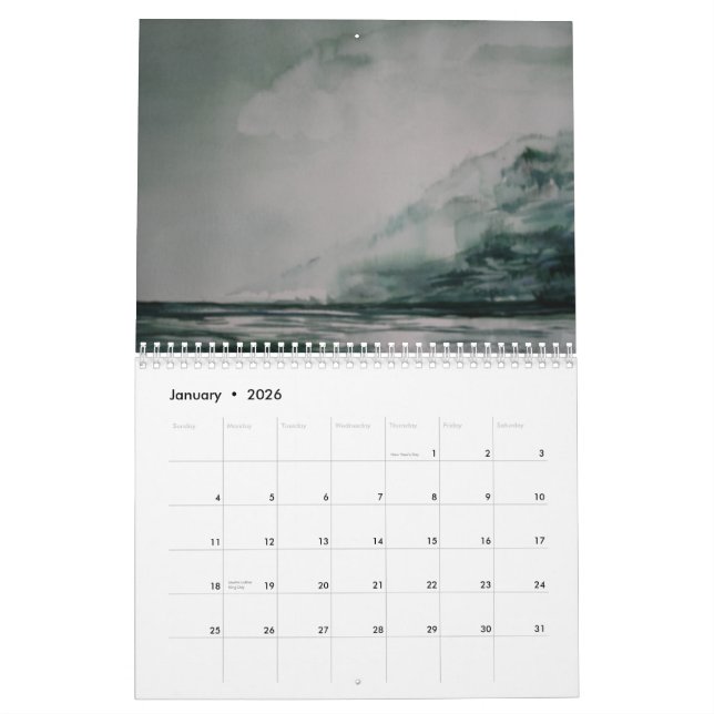 Calendario 2013 de la acuarela (Jan 2026)