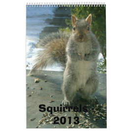 Calendario 2013 de la ardilla