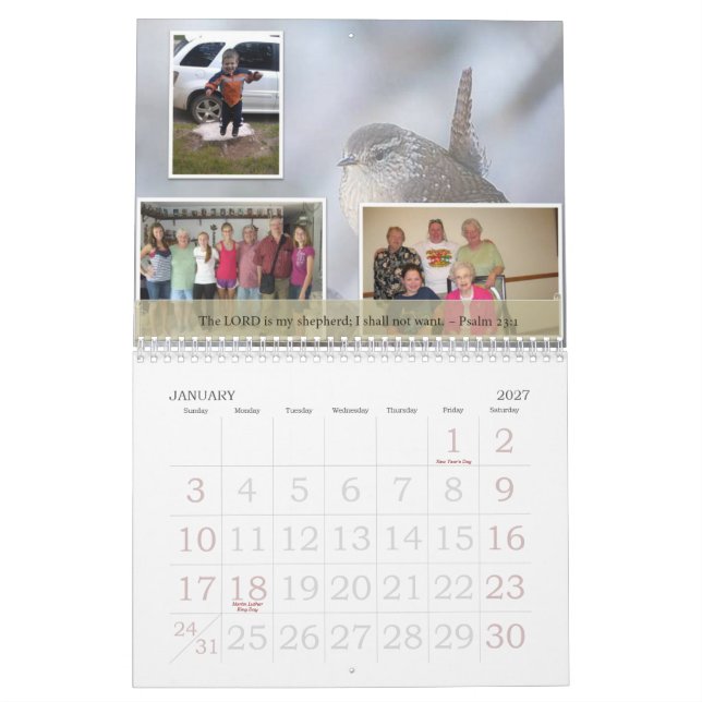 Calendario 2013 de la familia (Jan 2027)